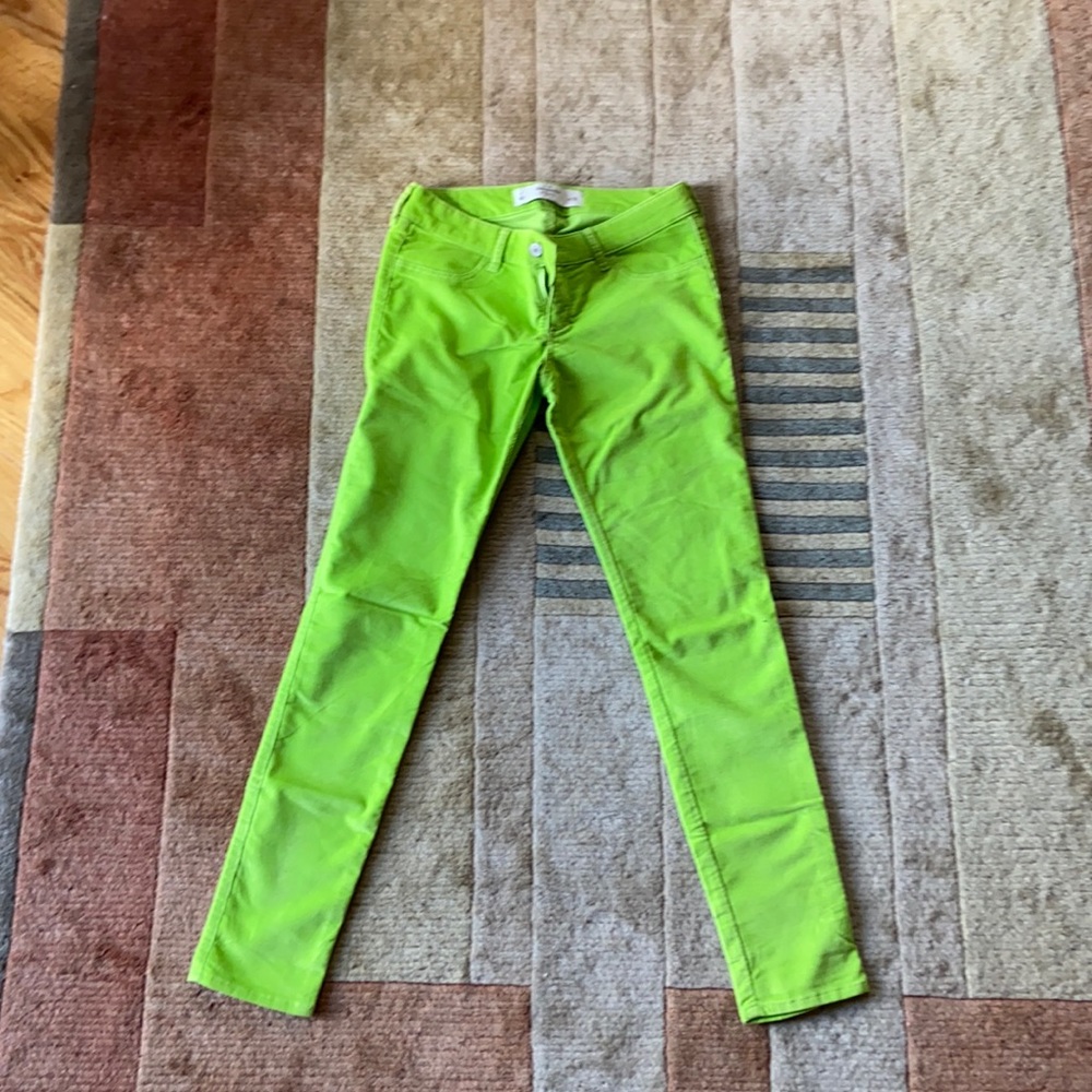 Neon green Abercrombie Jeans